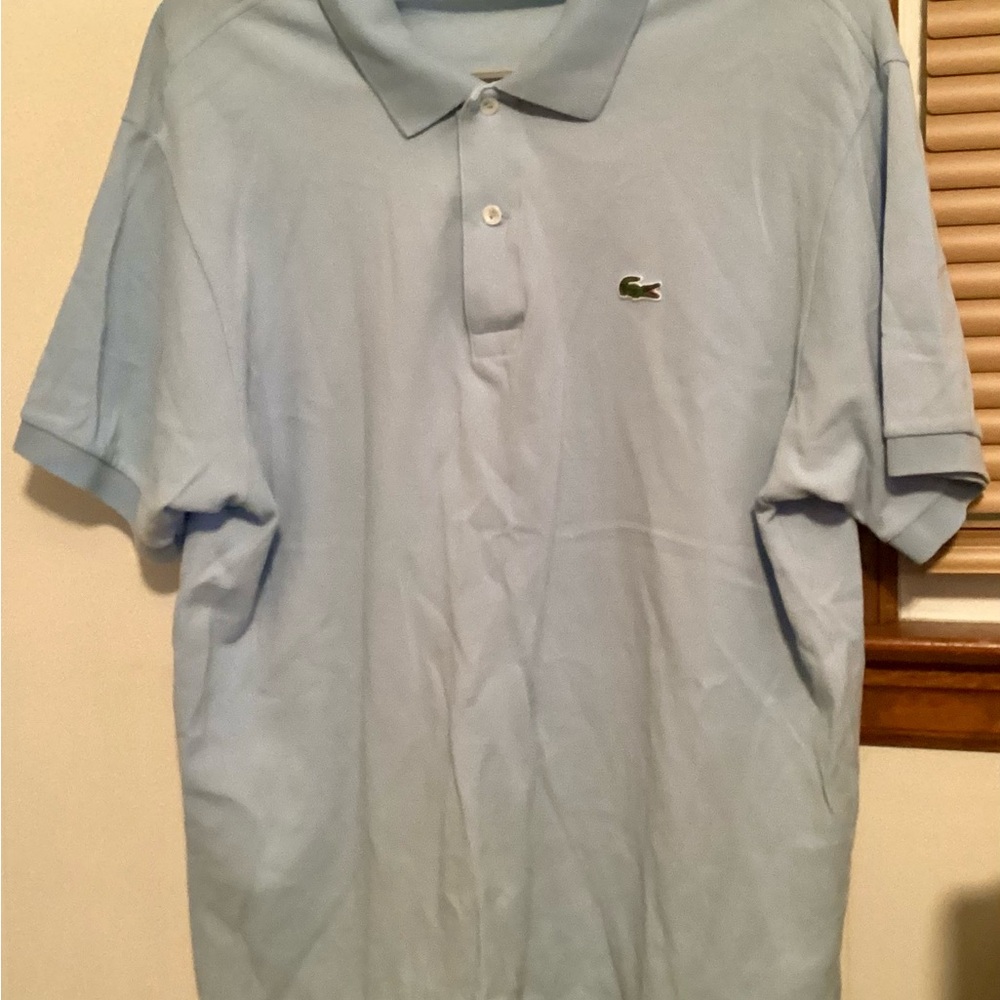 Lacoste Men's Light Blue Polo Shirt